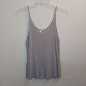 NWOT Gray Knit Camisole Size XL